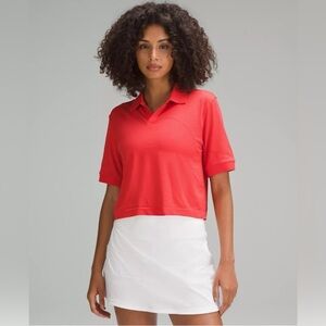 Women's Swiftly Tech Cropped Polo Top